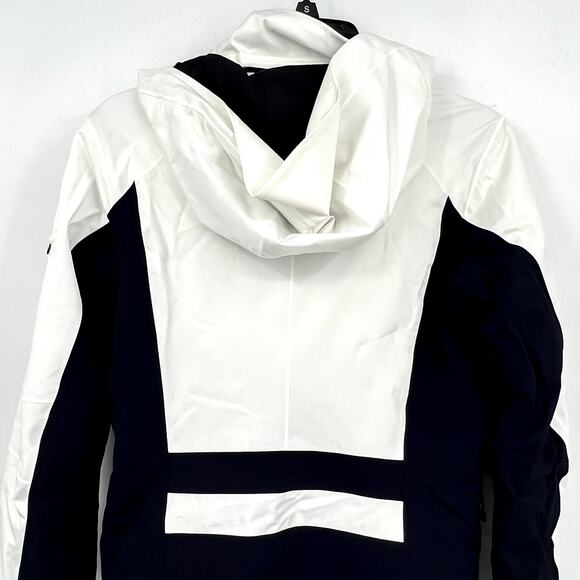 BOGNER Women's Dalya Hooded Two Tone Ski Jacket US 4 Small Off White WP NWOT - Picture 7 of 15